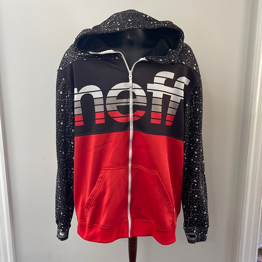 neff zippered hoodie